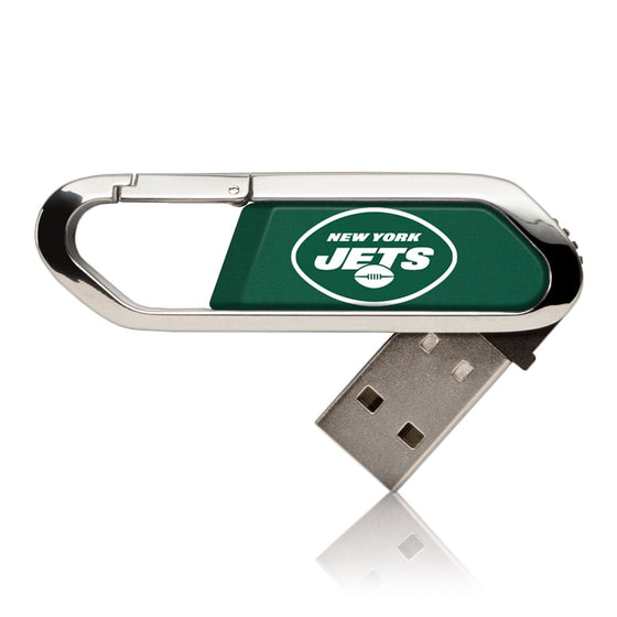 New York Jets Solid USB 16GB Clip Style Flash Drive - 757 Sports Collectibles