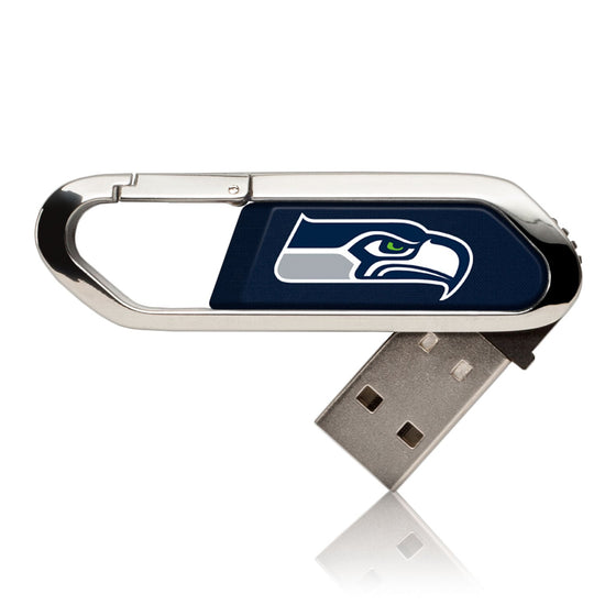Seattle Seahawks Solid USB 16GB Clip Style Flash Drive - 757 Sports Collectibles