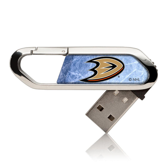 Anaheim Ducks Ice USB 32GB Clip Style Flash Drive-0