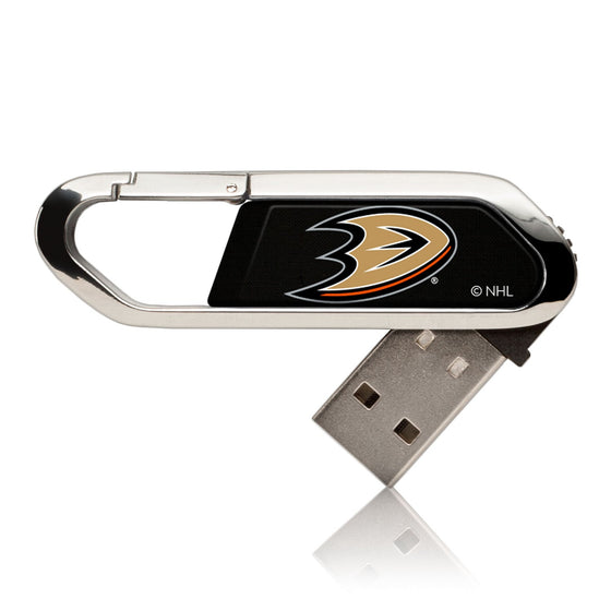 Anaheim Ducks Solid USB 32GB Clip Style Flash Drive-0