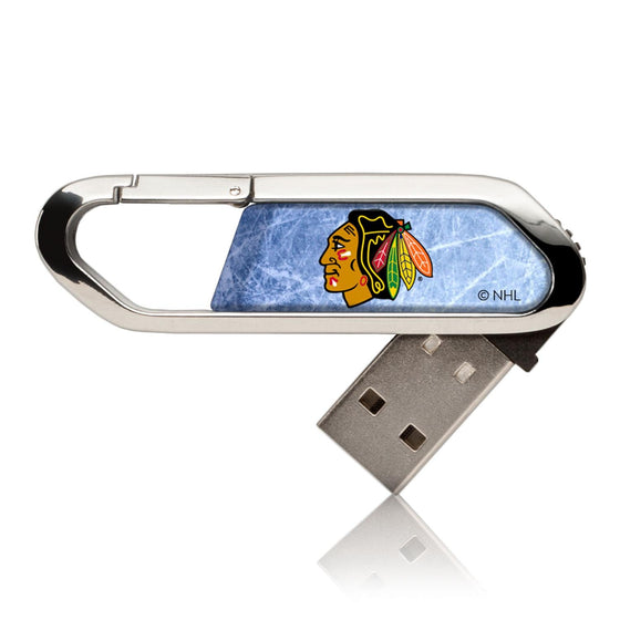 Chicago Blackhawks Ice USB 32GB Clip Style Flash Drive-0