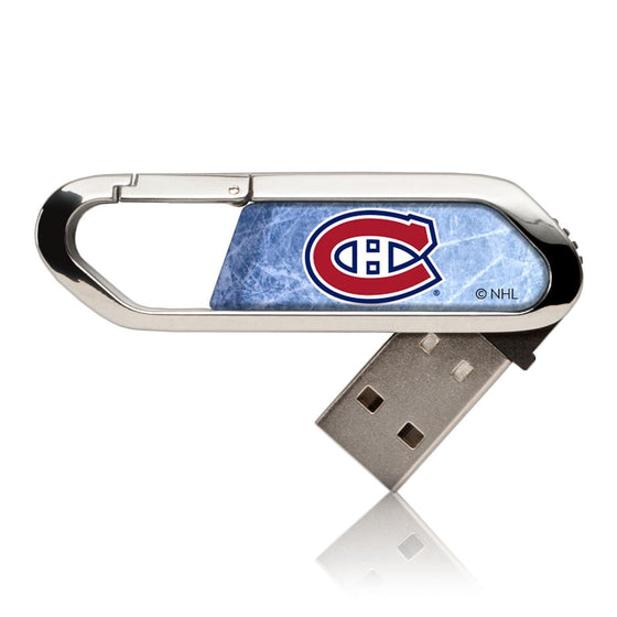 Montreal Canadiens Ice USB 32GB Clip Style Flash Drive-0