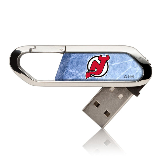 New Jersey Devils Ice USB 32GB Clip Style Flash Drive-0