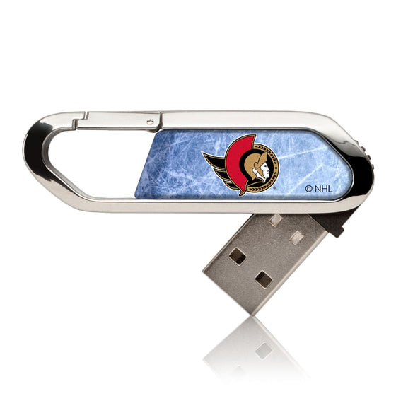 Ottawa Senators Ice USB 32GB Clip Style Flash Drive-0