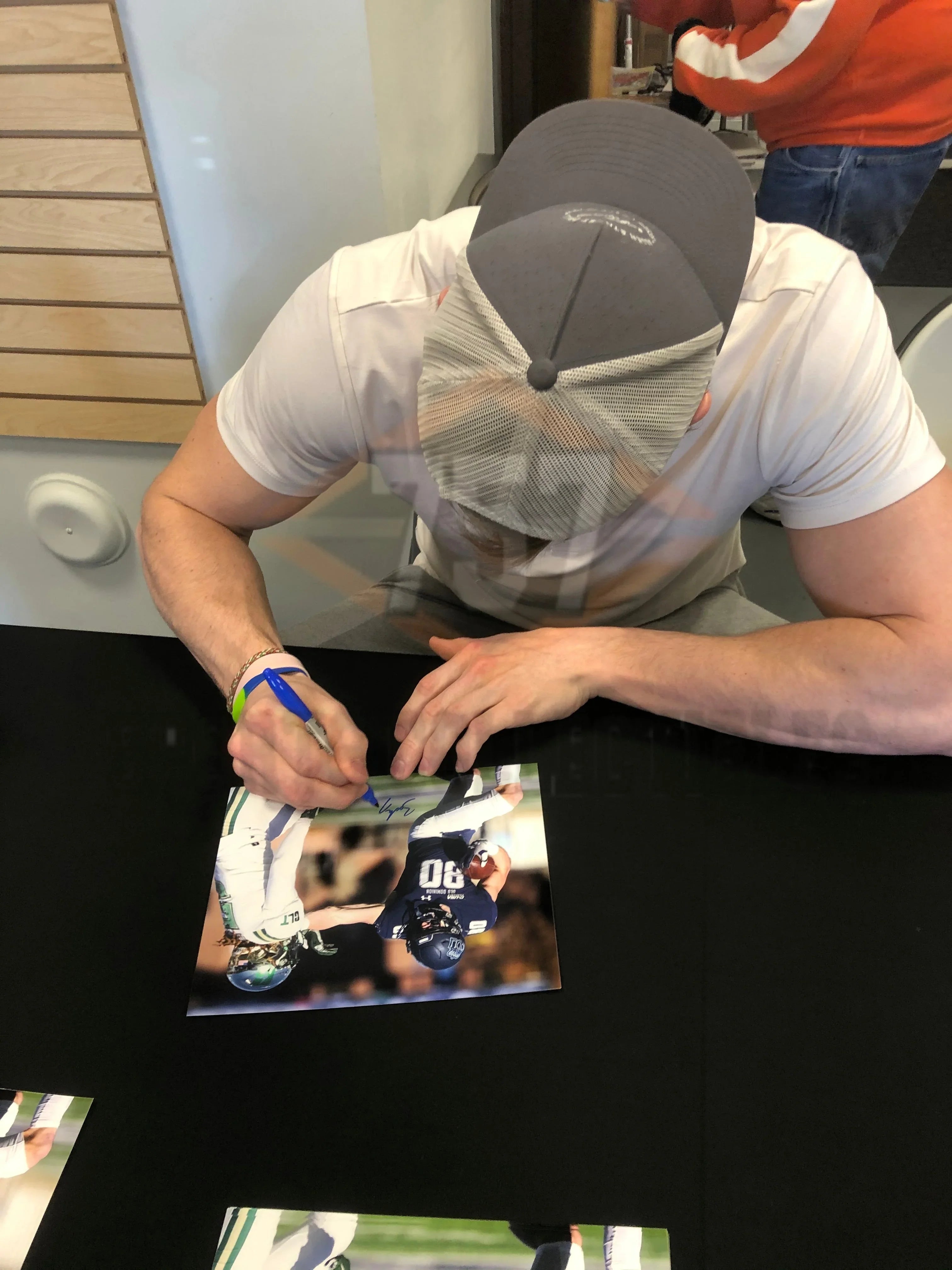 Old Dominion Monarchs Zack Kuntz Signed Autograph 8x10 Photo Hori - 757 W COA - 757 Sports Collectibles