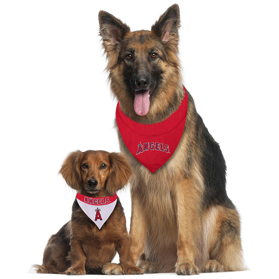 Los Angeles Angels REVERSIBLE Dog Bandana Pets First - 757 Sports Collectibles