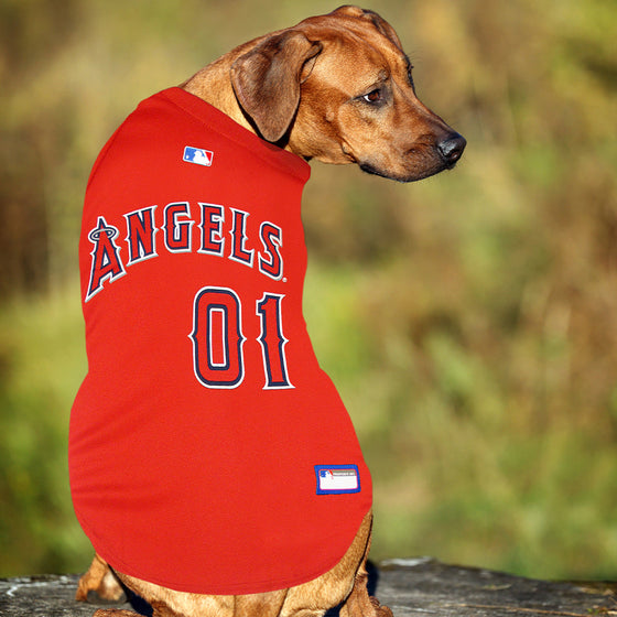 Los Angeles Angels Dog Jersey Pets First - 757 Sports Collectibles