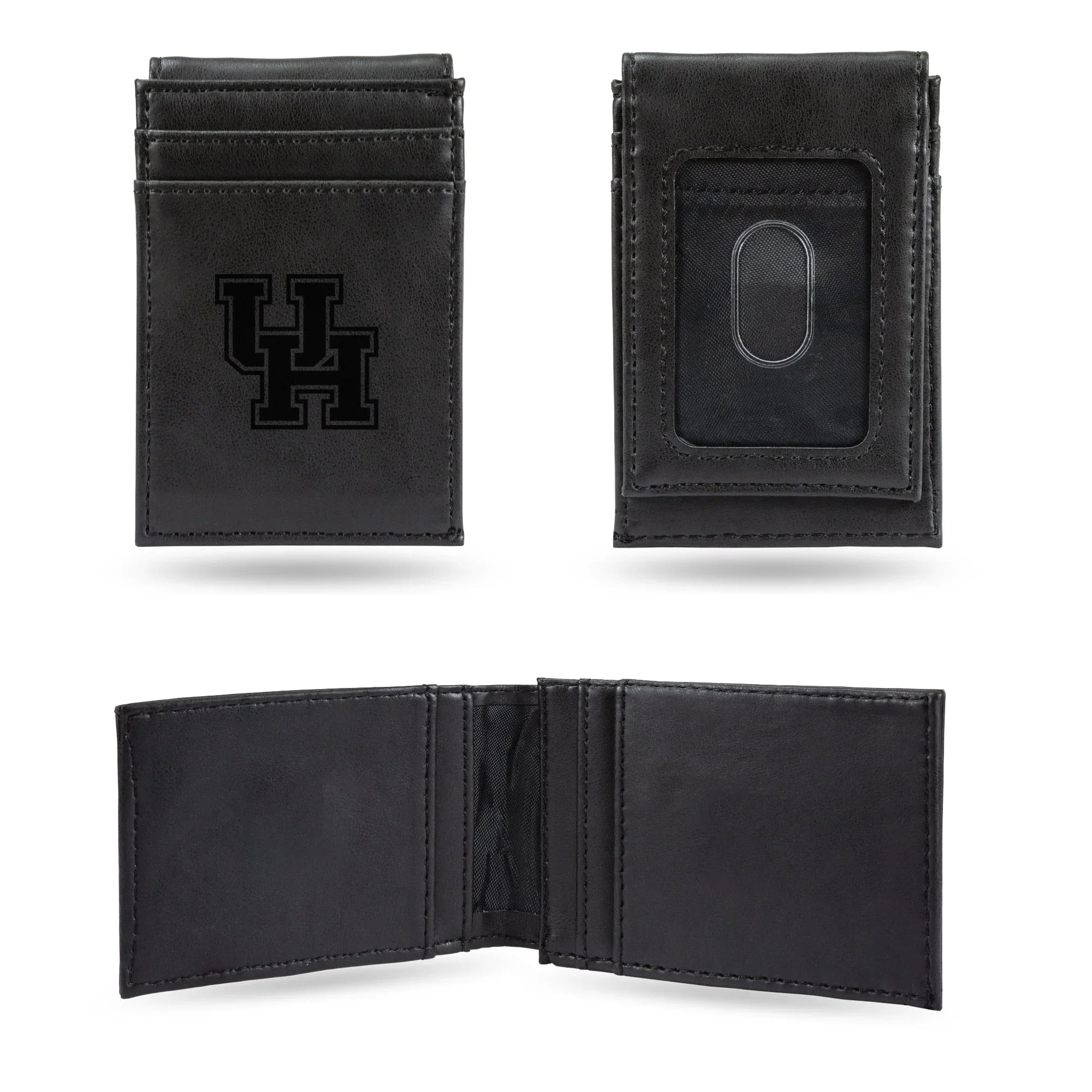 NCAA Houston Cougars Premium Front Pocket Wallet - Compact/Comfortable  