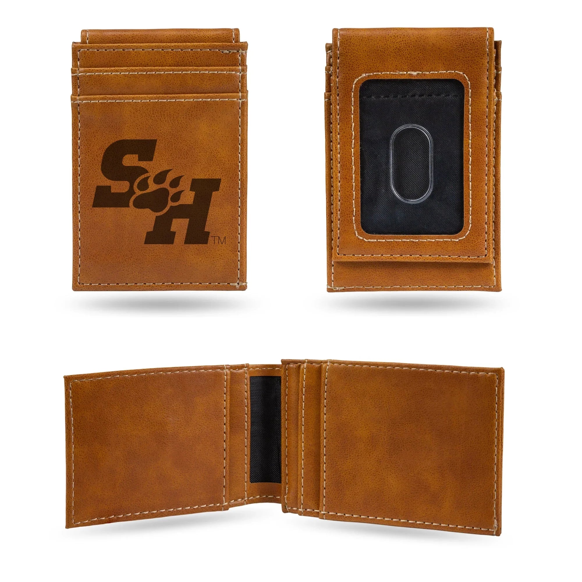 NCAA Sam Houston State Bearkats Premium Front Pocket Wallet - Compact/Comfortable  