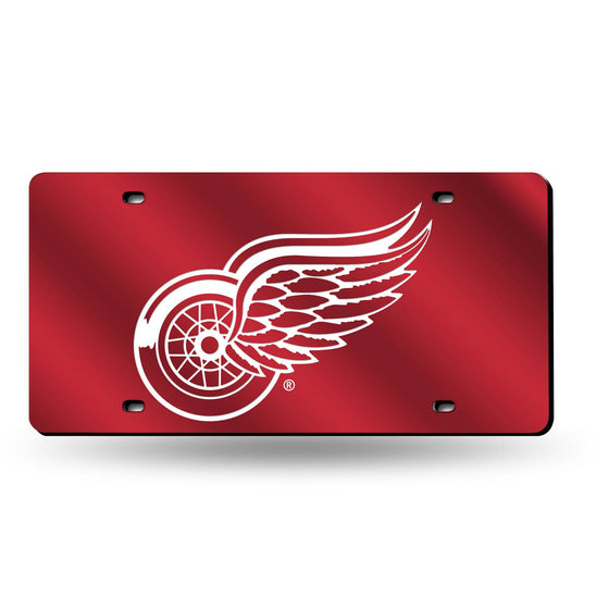 Detroit RED WINGS RED BACKGROUND LASER TAG (Rico) - 757 Sports Collectibles
