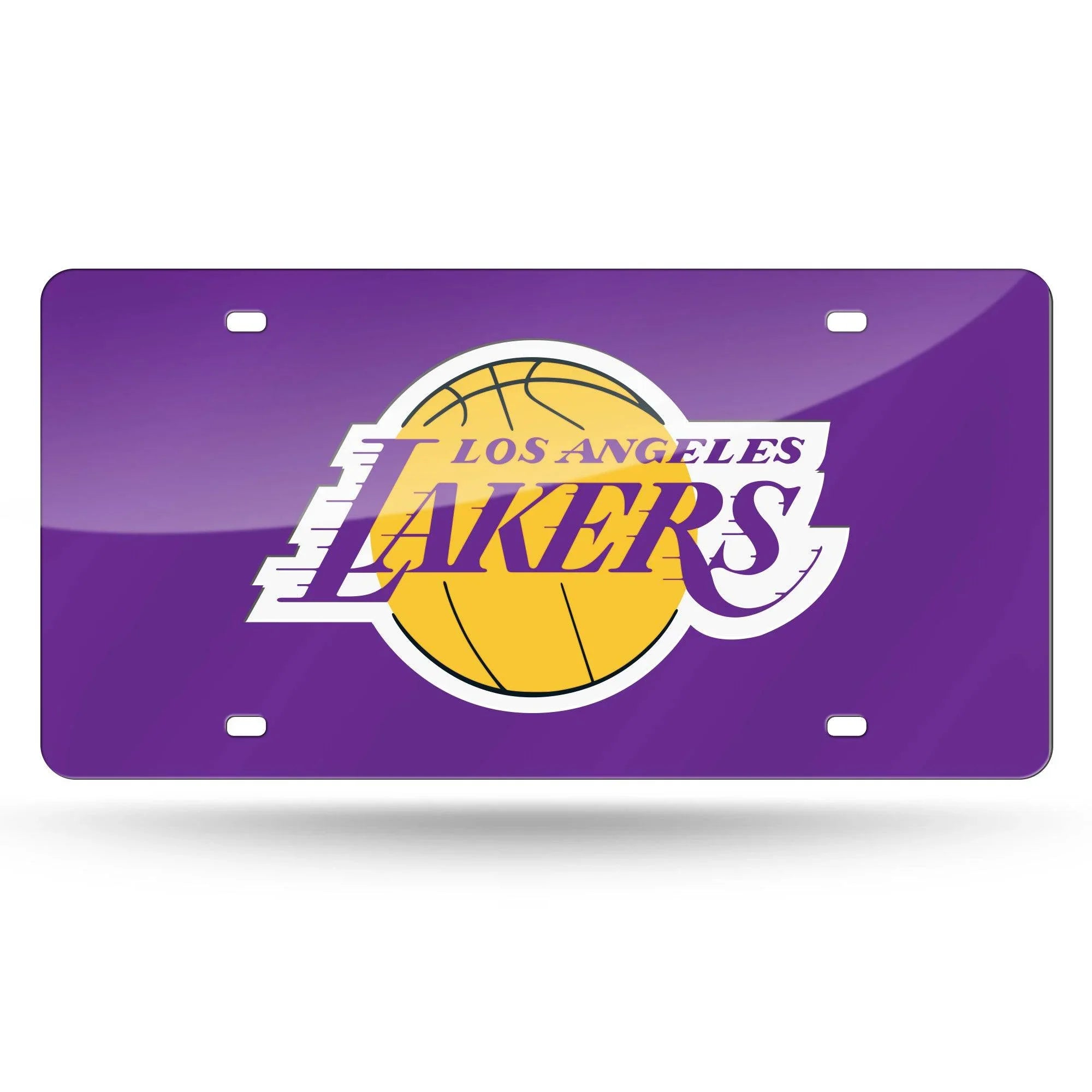 LOS ANGELES LAKERS LASER TAG (PURPLE MIRROR) (Rico) - 757 Sports Collectibles