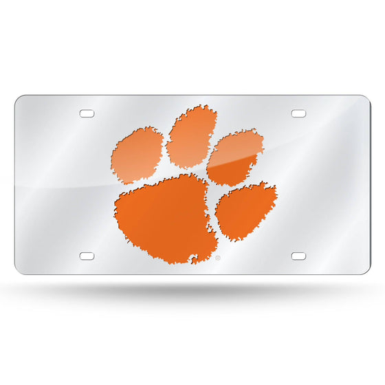 CLEMSON Tigers SILVER LASER TAG (Rico) - 757 Sports Collectibles