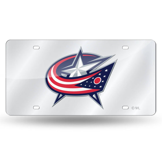 COLUMBUS BLUE JACKETS LASER TAG (SILVER) (Rico) - 757 Sports Collectibles