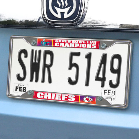 Kansas City Chiefs Super Bowl LVII License Plate Frame