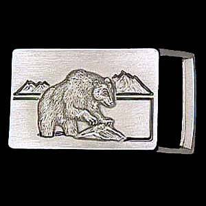 Bear Small Belt Buckle (SSKG) - 757 Sports Collectibles