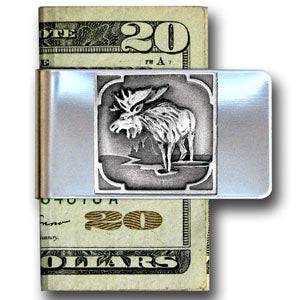 Large Money Clip - Moose (SSKG) - 757 Sports Collectibles