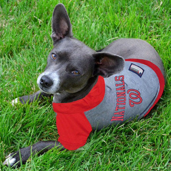 Washington Nationals Hoody Dog Tee Pets First - 757 Sports Collectibles