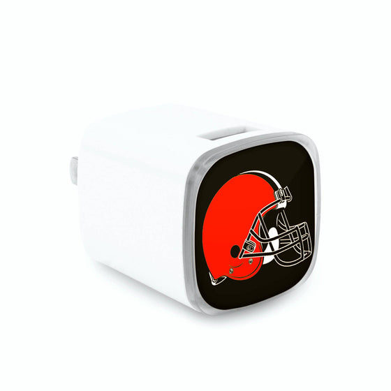 Cleveland Browns Dual USB Wall Charger - 757 Sports Collectibles