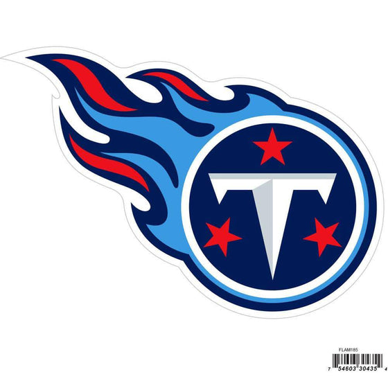 NFL Tennessee Titans Indoor/Outdoor Perfect Cut 8 inch Logo Magnet - 757 Sports Collectibles