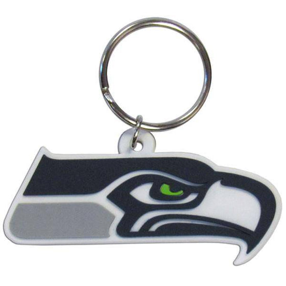 NFL Seattle Seahawks Team Logo Flex Key Chain - 757 Sports Collectibles