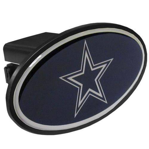 NFL Dallas Cowboys Plastic Oval Logo Hitch Cover Class III - 757 Sports Collectibles