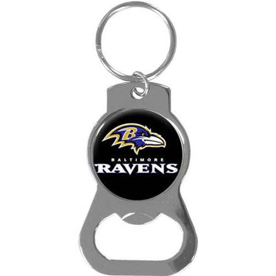 NFL Baltimore Ravens Bottle Opener Key Chain Ring - 757 Sports Collectibles