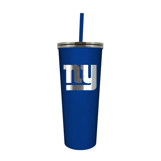 New York Giants 18 oz. SKINNY Tumbler - 757 Sports Collectibles