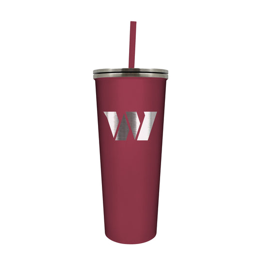 Washington Commanders 18 oz. SKINNY Tumbler - 757 Sports Collectibles