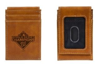 Washington Nationals 2019 World Series Champions Front Pocket Laser Engraved Wallet