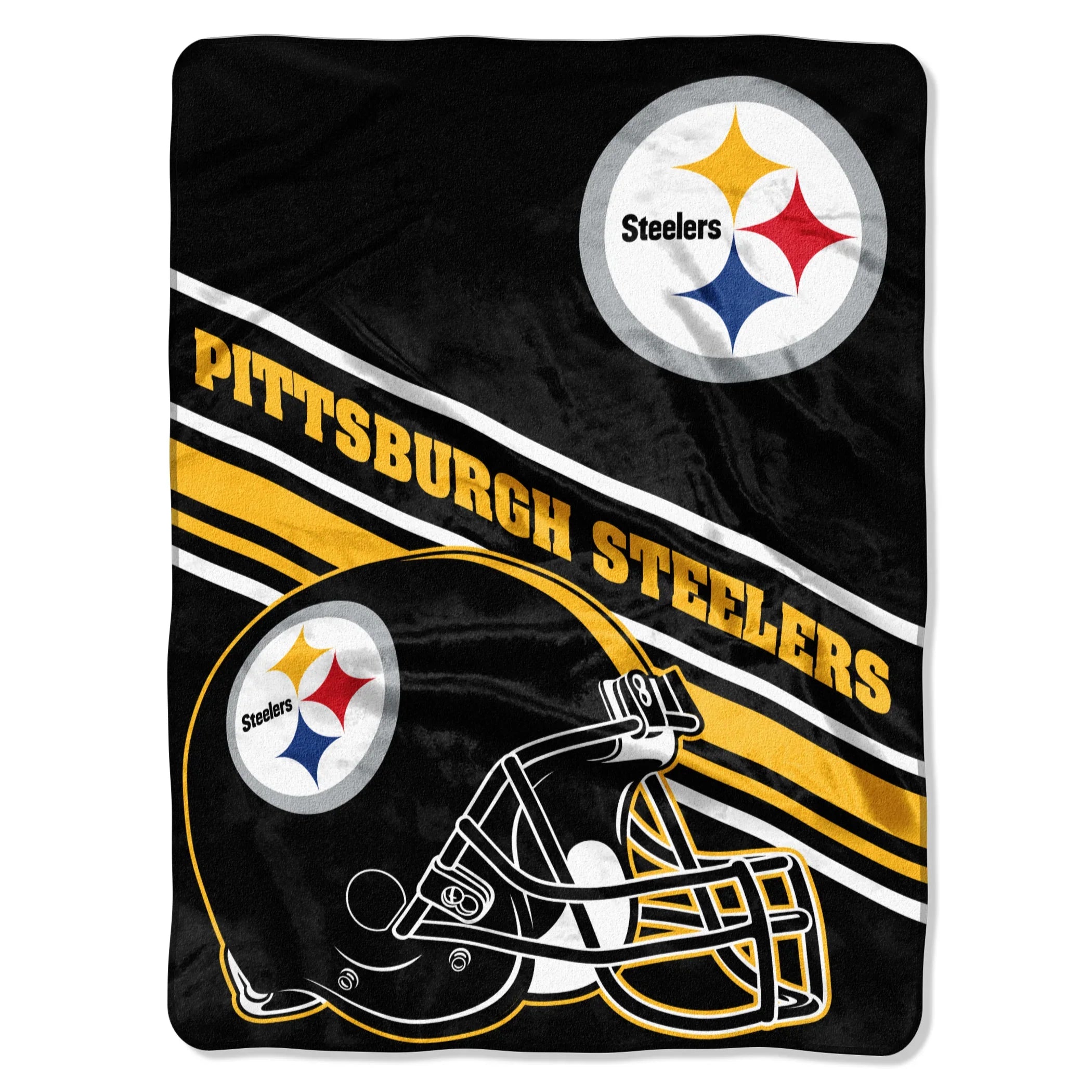 Pittsburgh Steelers 60" x 80" Slant Royal Plush Blanket