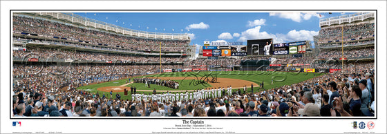 NY-364a Yankees Derek Jeter Day with facsimile Signature