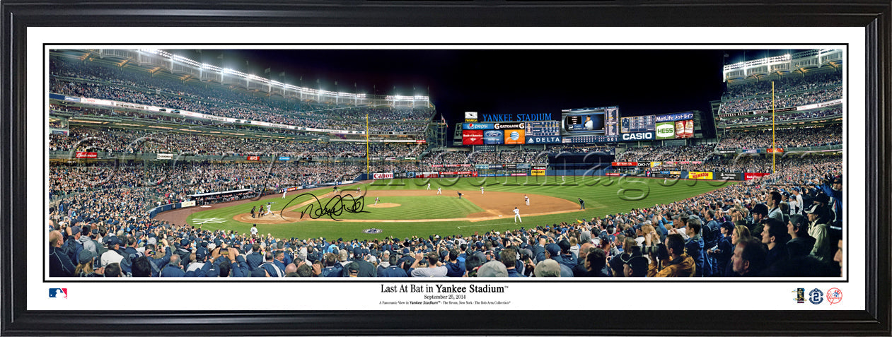 NY-366a Jeter's Last At Bat at Yankee Stadium with facsimile signature. - 757 Sports Collectibles