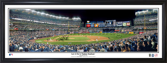 NY-366a Jeter's Last At Bat at Yankee Stadium with facsimile signature. - 757 Sports Collectibles