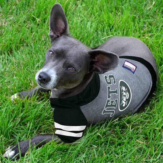 New York Jets Hoody Dog Tee Pets First - 757 Sports Collectibles