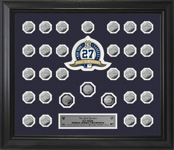 New York Yankees World Series 30 Coin Collection Frame (HM) - 757 Sports Collectibles