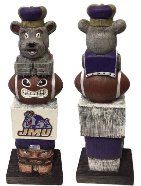James Madison JMU Dukes Tiki Totem 16" Resin - Limited Edition to 350 - 757 Sports Collectibles