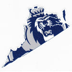 Old Dominion ODU Monarchs (Lion in the State Logo) Perfect Cut 4x4 Diecut Decal