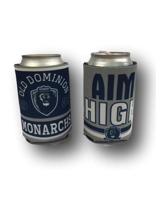 Old Dominion ODU Monarchs "Aim High" 2-Sided Neoprene Can Coolor Koozie - 757 Sports Collectibles