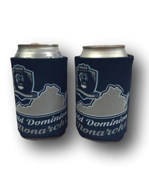Old Dominion ODU Monarchs "State" 2-Sided Neoprene Can Coolor Koozie - 757 Sports Collectibles
