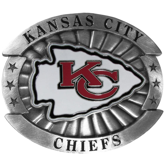 Kansas City Chiefs Oversized Belt Buckle (SSKG) - 757 Sports Collectibles