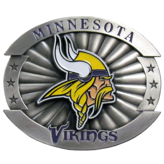 Minnesota Vikings Oversized Belt Buckle (SSKG) - 757 Sports Collectibles