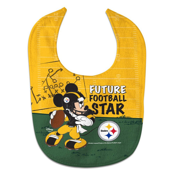 Pittsburgh Steelers Baby Bib All Pro Future Quarterback - Special Order - 757 Sports Collectibles