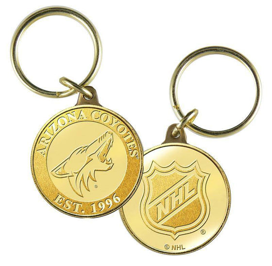 Phoenix Coyotes Bronze Coin Keychain (HM) - 757 Sports Collectibles