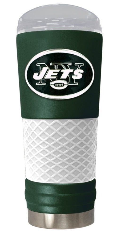 New York Jets The DRAFT 24 oz. Vacuum Insulated Beverage Cup - Powder Coated