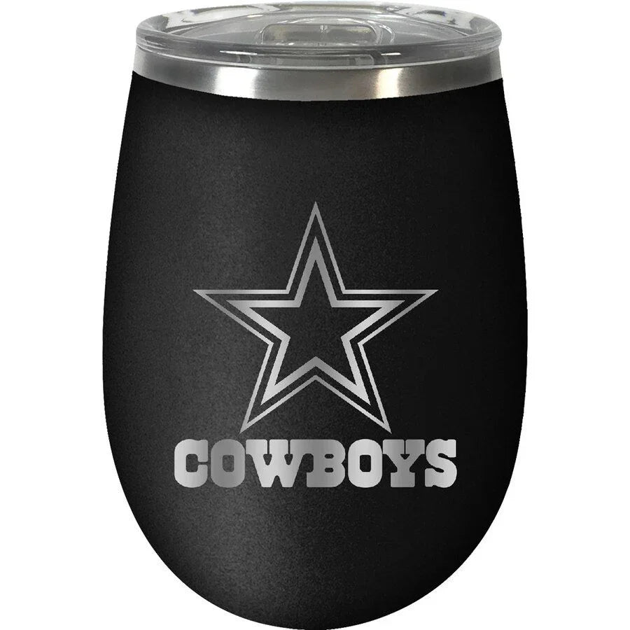Dallas Cowboys 12oz. Stealth Wine Tumbler
