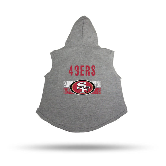 San Francisco 49ERS PET HOODIE - LARGE (Rico) - 757 Sports Collectibles