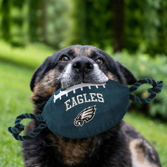 NFL Philadelphia Eagles Nylon Football Toy Pets First - 757 Sports Collectibles