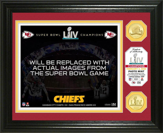 Kansas City Chiefs Super Bowl LIV 54 Champions Celebration Bronze Coin Photo Mint