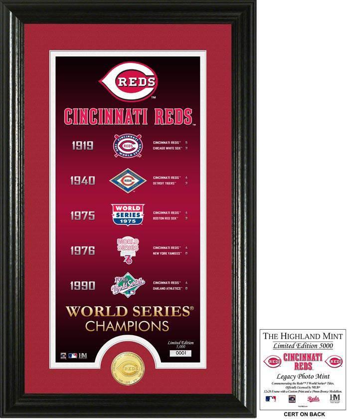 Cincinnati Reds "Legacy" Supreme Bronze Coin Photo Mint (HM) - 757 Sports Collectibles