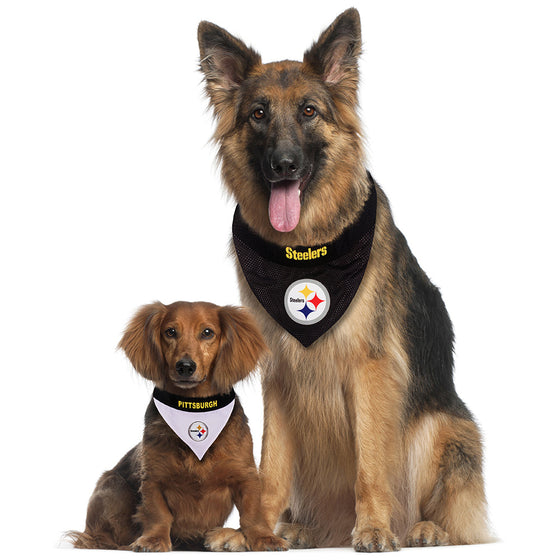 Pittsburgh Steelers Reversible Bandana Pets First - 757 Sports Collectibles